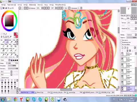 How to draw Bloom Bloomix Winx club by