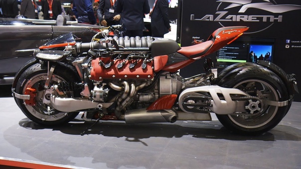 This Maserati V8 powered motorcycle has 4