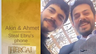 Hercai  Akin & Ahmet steal Ebru's phone    English   2019