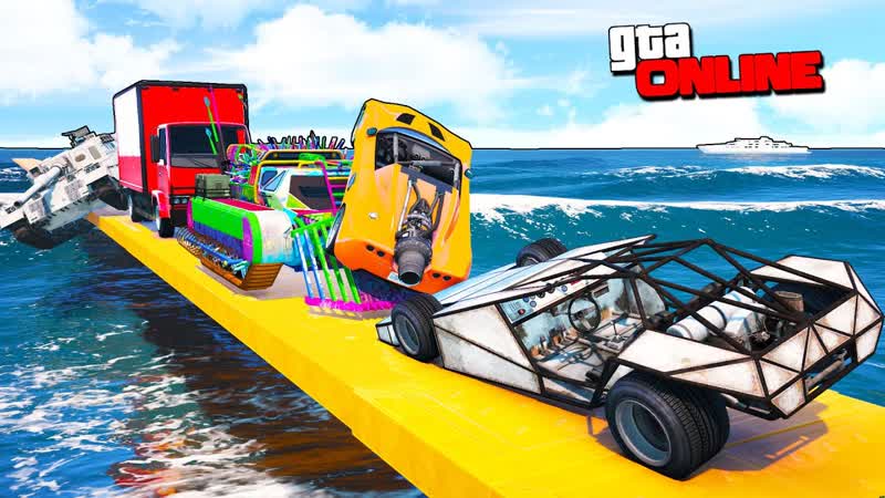 САМАЯ УЗКАЯ СТЕНКА НА СТЕНКУ В ГТА 5 ОНЛАЙН УГАР GTA