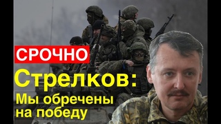 Стрелков: мы должны победить. На кону Россия!