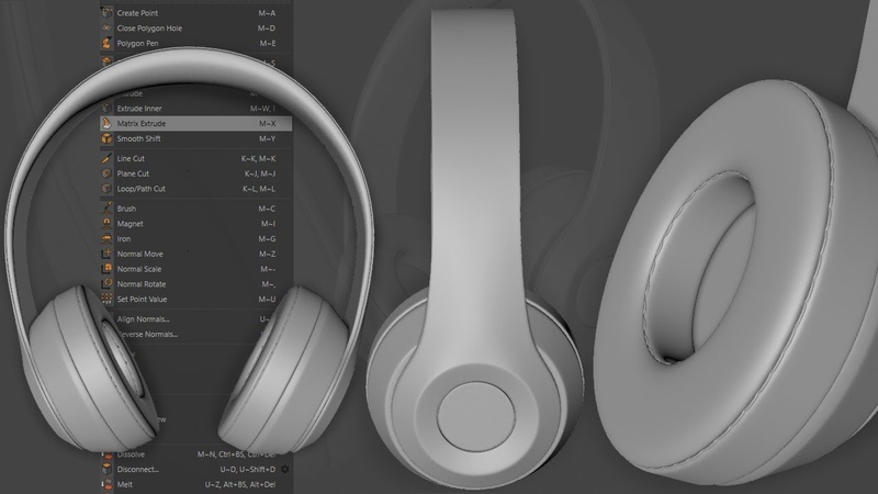 Headphones 3 D Modeling Tutorial, Cinema 4 D Modeling