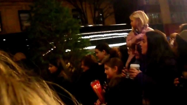 Jonas Family Arriving At The AL HIRSCHFELD Theater for Nicks Opening Night January 24th