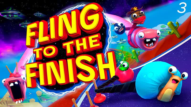 Неугомонные шары на ниточке Fling to the Finish,