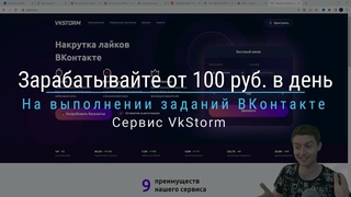 VkStorm Robot: Познай мощь заработка на своих аккаунтах Вконтакте от 100 руб. в день стабильно