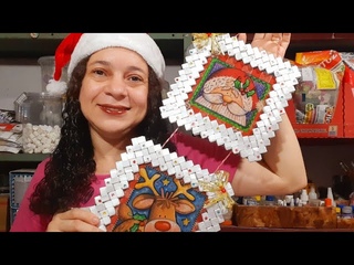 Diy-QUADRO DECORATIVO de NATAL