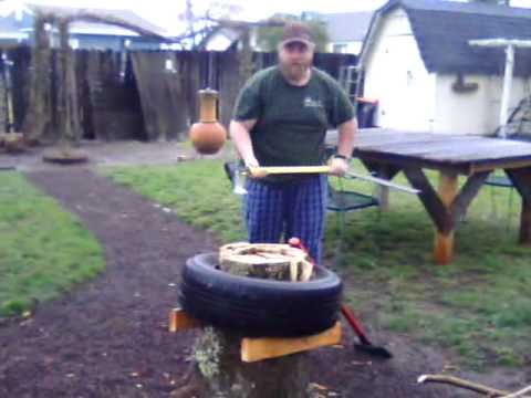 Easy way to split , chop wood super