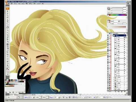 Rendering a spacegirl in