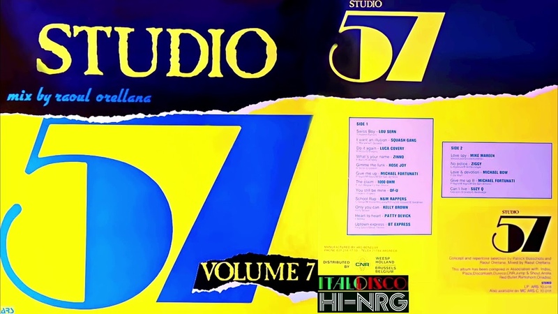 STUDIO 57 ( Megamixes) VOLUME 7 (1986) LP Set Italo Disco Hi NRG Eurobeat Synthpop Dance DJ Mix