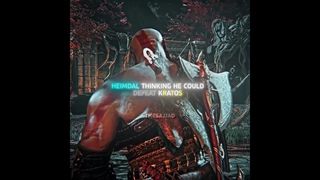 Heimdall didn't know who Kratos wasGod of War 4K #shorts