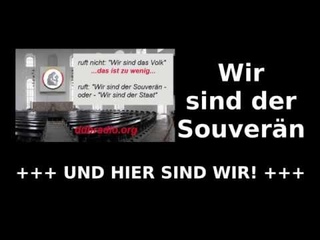 Wir sind der Souverän ! Wir sind der Staat !
