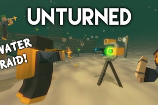 Unturned | Underwater Base Raid! [W/ G Wricky] (PVP Survival)