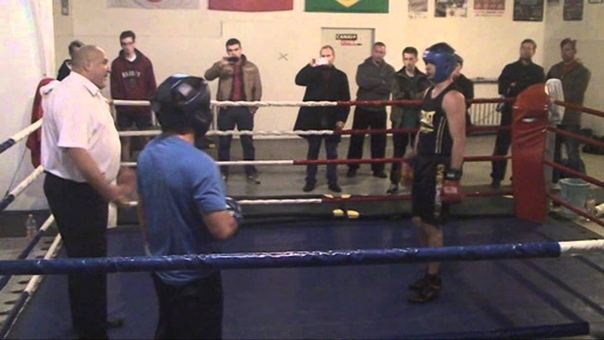 Oleksii Poberezhnyk vs Pavel Mickiewicz. Amateur boxing fight