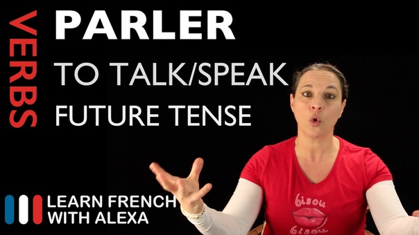 Parler (to talk) Future Tense ( French verbs conjugated by Learn French With