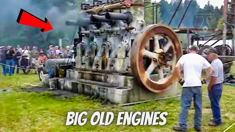 Big Crazy Old Engines Start Up Sound That Will Blow Your