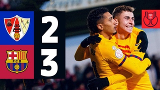 HIGHLIGHTS I BARBASTRO 2 vs 3 FC BARCELONA | COPA DEL REY