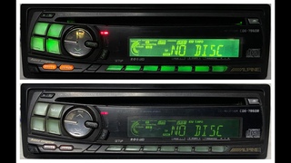 2000s Alpine CDE-7860R RDS Car CD Radio Player / Testing