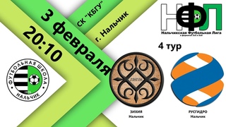 Зихия - РусГидро. 4 тур. НФЛ ФШ Нальчик 5х5