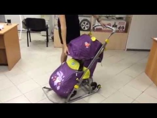 Санки коляска Ника детям 7
