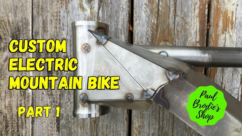 Building a Custom E Mountain Bike ( Part 1) with Paul Brodie Framebuilding