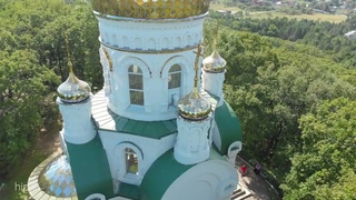 Храм часовня Преображения Господня Шмаковка п Горные Ключи на DJI 4k с канала hippo trave