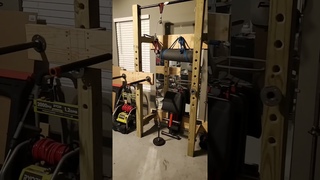 DIY 8ft. Retractable Power Rack with Pull Up Bar Part 2!!!!