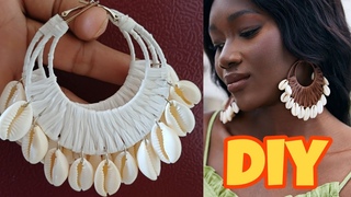 DIY RAFFIA EARRINGS | HOW TO MAKE EARRINGS WITH RAFFIA