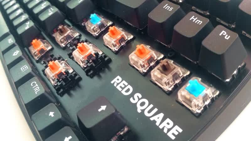 Old School V2 Мини клава с Hot Swap на Red Square RED,