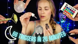 ASMR 66  Triggers in 20 Minutes for Deep Sleep