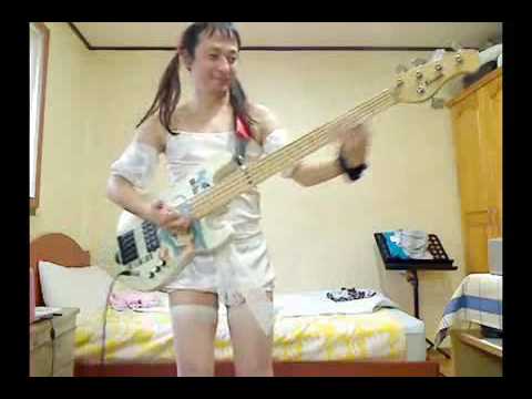 Manga Japan Bass Boy Сумасшедший басист аниме