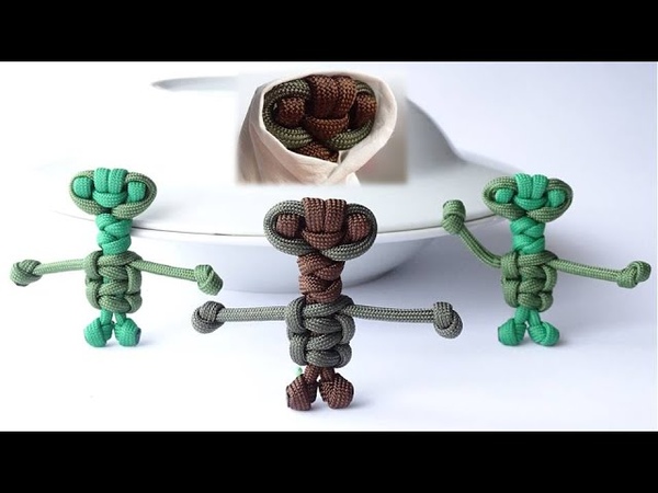 How to Make an Paracord Buddy Figure Keychain CBYS Paracord
