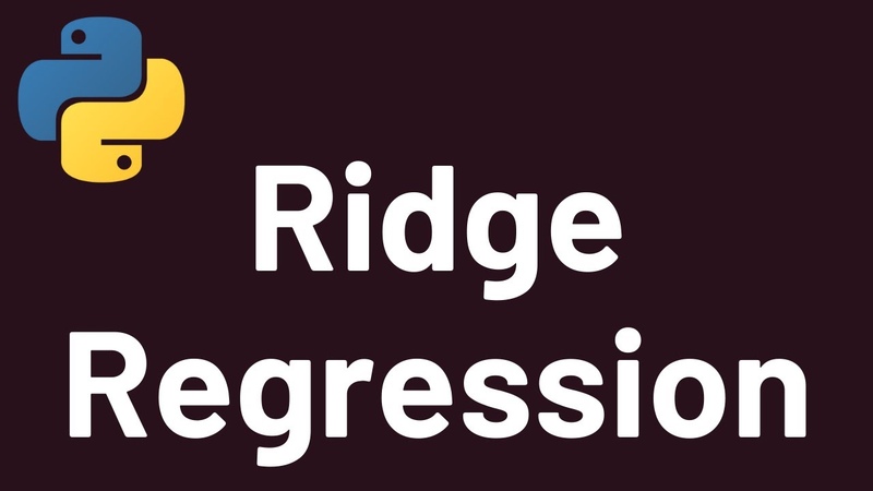 Ridge Regression, Machine Learning,