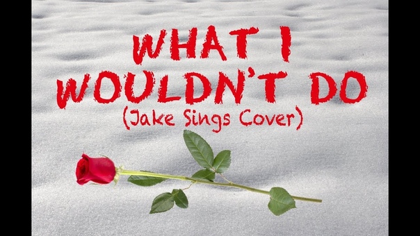 Jake Donaldson What I Wouldnt Do ( Serena Ryder