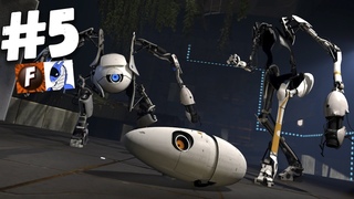 Portal 2 Co-op Skofard #5  Генератор смеха =-=