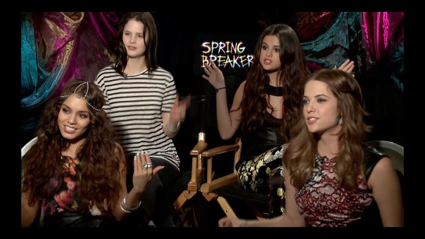 SPRING BREAKERS Interview: Selena Gomez, Vanessa Hudgens, Ashley Benson and Rachel