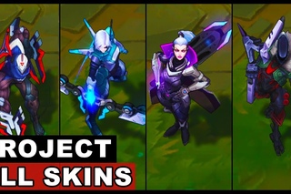 All PROJECT Skins Spotlight Jhin Vayne Vi Zed Ashe Lucian Yasuo Katarina Ekko Yi Fiora Leona