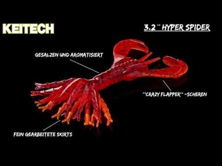 Keitech 3.2 Hyper Spider Teaser