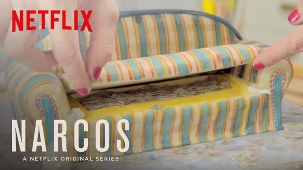 Narcos, Netflix Kitchen: Narcos Couch Cake,