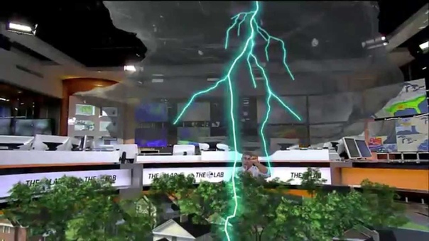 Anatomy of a Lightning Strike in 3