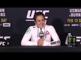 UFC 258: Alexa Grasso Post-fight Press Conference