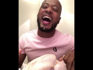 PATRICE EVRA EATING RAW CHICKEN