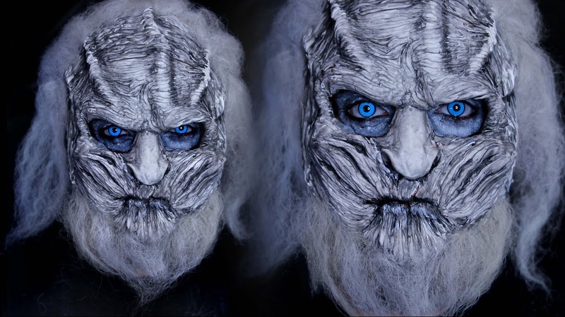 WHITE WALKER, Halloween Costume Makeup Tutorial, Raw Beauty