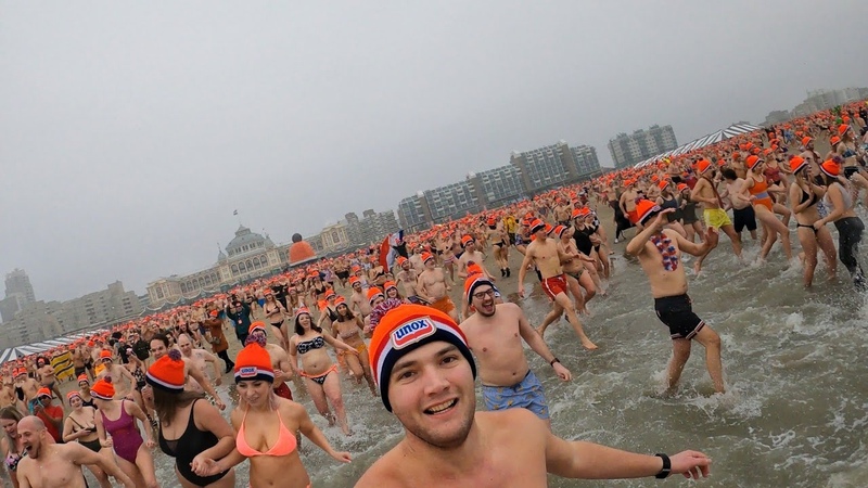 Nieuwjaarsduik Scheveningen 2020