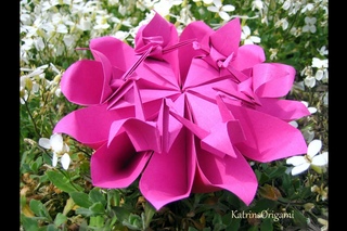 Origami ❀ Crane Flower ❀