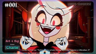 WHAAT! Charlie Morningstar Vtuber  | Hazbin hotel | Live2d Showcase  | 2dbros