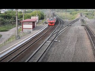 Электропоезд ЭД9Э-0060. Черепановский экспресс.