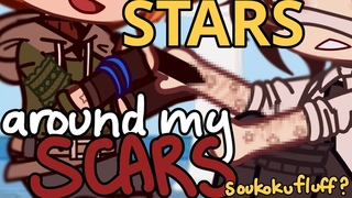 ,, stars around my scars    BSD  soukoku  read desc  fluff