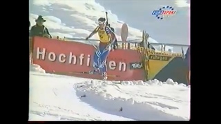 Биатлон, сезон 1999 2000, 1 этап Хохфильцен, гонка преследования, женщины