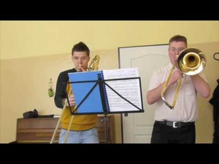 trombone duet Marco Bordogni vocalise nr7