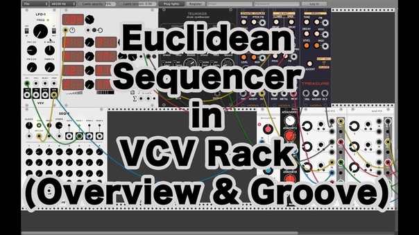 Euclidean Sequencer in VCV Rack Overview